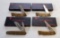 (4) WINCHESTER BRASS POCKET KNIVES IN ORIGINAL BOXES MODEL 1912, MODEL 42VS