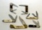 (6) FOLDING KNIVES: (1)1920'S, (1) KA-BAR DOGHEAD BARLOW TYPE, EAGLE LIMITE