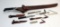 VARIED HUNTING KNIVES, DESCO CHEMICAL, LARGE KNIFE, WESTERN KNIFE, AND A LA