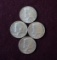 (4) HALF DOLLAR 40% SILVER,  1965-1969 KENNEDY HALF DOLLARS