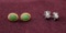14 CT STAR DIAMOND EARRINGS AND 14 CT  NEPHRITE EARRINGS