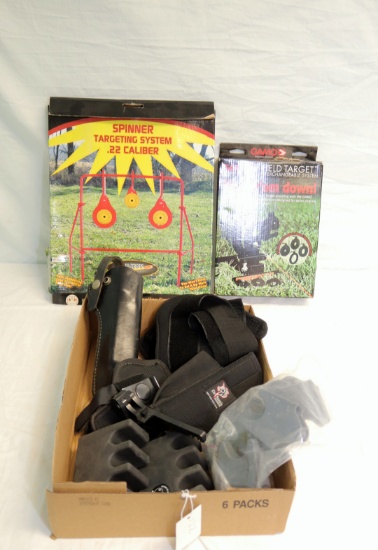 MISC HOLSTERS AND SHOOTING TARGETS
