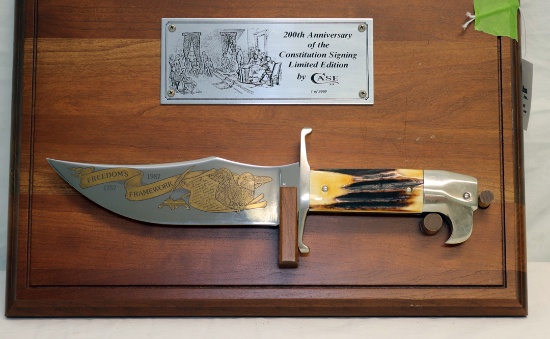 CASE 200TH ANNIVERSARY CONSTITUTION COMMERATIVE 12" BOWIE TYPE FREEDOMS FRA