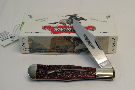 WINCHESTER #19106 1/2 BURNT ORANGE BONE WINCHESTER JIGGING