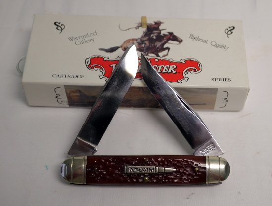 WINCHESTER DOUBLE BLADE W18 29104 BURNT ORANGE BONED JIGGING