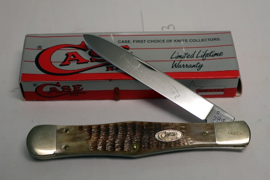 CASE XX SINGLE BLADE KNIFE MODEL # ROG61113 1988 ABCA 1/2100