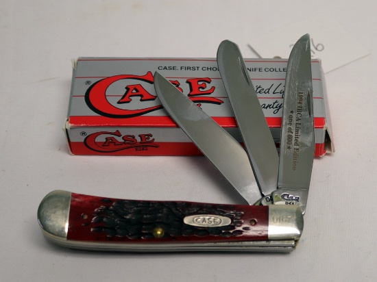 CASE 1994 IBCA 1/600 3-BLADE KNIFE 0167, #6354