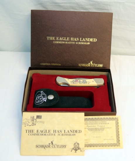 EAGLE HAS LANDED SCHRADE KNIFE IN ORIGINAL BOX