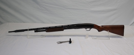 WINCHESTER MODEL 42, 410 PUMP SHOTGUN, WITH A FULL SCREW-IN CHOKE AND A MOD