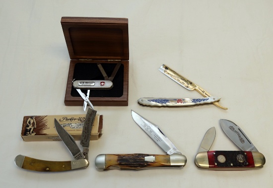 5 KNIVES, VARIOUS MAKERS