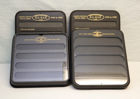 (4) KA-BAR KNIFE DISPLAY FOR CLUBS
