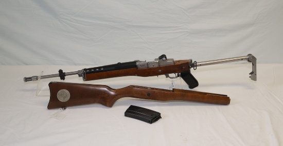 RUGER MINI 14 223 CAL. INDIANA STATE POLICE 50TH ANNIVERSARY 1933-1983, WIT