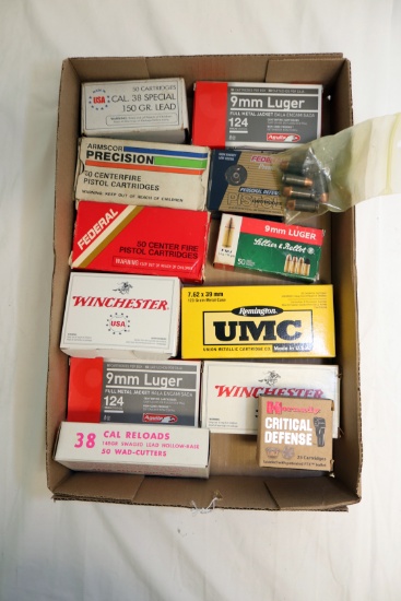 380, 9MM, 7.62, AND OTHER VARIED AMMO