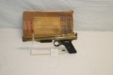 BENJAMIN FRANKLIN BRASS CUSTOM GRIP, MODEL 137 PUMP AIR RIFLE WITH ORIGINAL