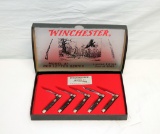 WINCHESTER MODEL 37 REDLETTER SERIES 1/2000 (5) FOLDING STAG HANDLED KNIVE