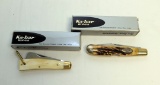 KA-BAR WHALER SINGLE BLADE FOLDING KNIFE AND A KA-BAR 1992 LARGE FOLDING ST