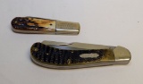 CASE 62100 1990 ABCA DOUBLE BLADE KNIFE AND A PARKER DAMACUS BLADE 1990 ABCA 1 BLADE KNIFE