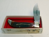 WINCHESTER 19108 RIFLE SHIELD BURNT ORANGE BONED RIFLE KNIFE W/ BOX