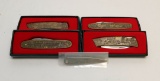4 WINCHESTER RIFLE KNIVES IN ORIGINAL BOXES INCLUDING 1897, 125TH ANNIVERSA