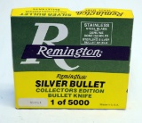 REMINGTON MUSKRAT #211 OF 5000 STERLING BULLET KNIFE