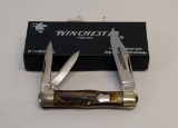 WINCHESTER W15 3902 STAG SHIELD KNIFE WITH BOX