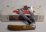 WINCHESTER 29004 DOUBLE BLADE KNIFE #40 TAN BONE