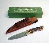 REMINGTON R6 SKINNER HUNTING KNIFE W/ SHEATH