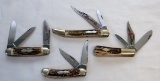 (4) FIGHT'N ROOSTER (2) 3- BLADE, (2) 2-BLADE 1992 NORTHERN INDIANA KNIFE C