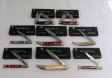 (8) WINCHESTER ALL IN BOXES VARIED KNIVES ALL HAVE RUSTY BLADES