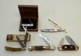5 KNIVES, VARIOUS MAKERS