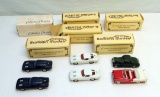 (6) BROOKLIN CORVETTES 55 CHEVY DIECAST CARS