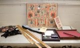 CHAMPION OF A PRIZE RING POSTER PLUS NAPPANEE AREA YARD STICKS
