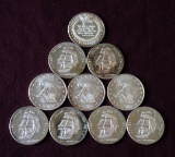 (10) 1 OZ SILVER ROUNDS
