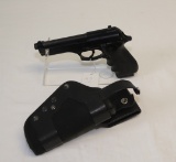 BERETTA MODEL 96D, 45 CAL. HANDGUN, 1 MAGAZINE WITH BELT HOLSTER, 5
