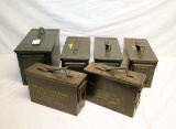 (6) STEEL AMMO BOXES