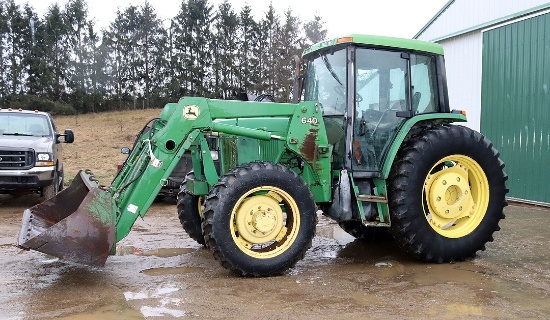 John Deere 6400 Tractor with Loader