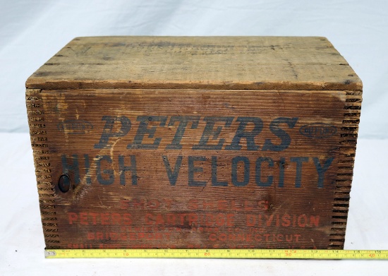 Peters High Velocity 12 ga. wood ammo box