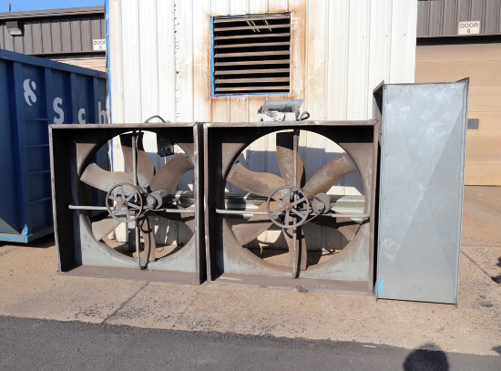(2) 48" WALL EXHAUST FANS   Located at: 3152 Skyview Road, Goshen, IN 46526