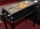 BIG BROADCAST, CLEVELAND 500 AMUSEMENT PINBALL MACHINE IN WOODEN CABINET ON