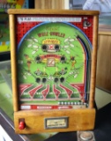 BINKS WHIZ-BOWLER COIN OPERATED BOWLING GAME IN WOODEN CABINET 12