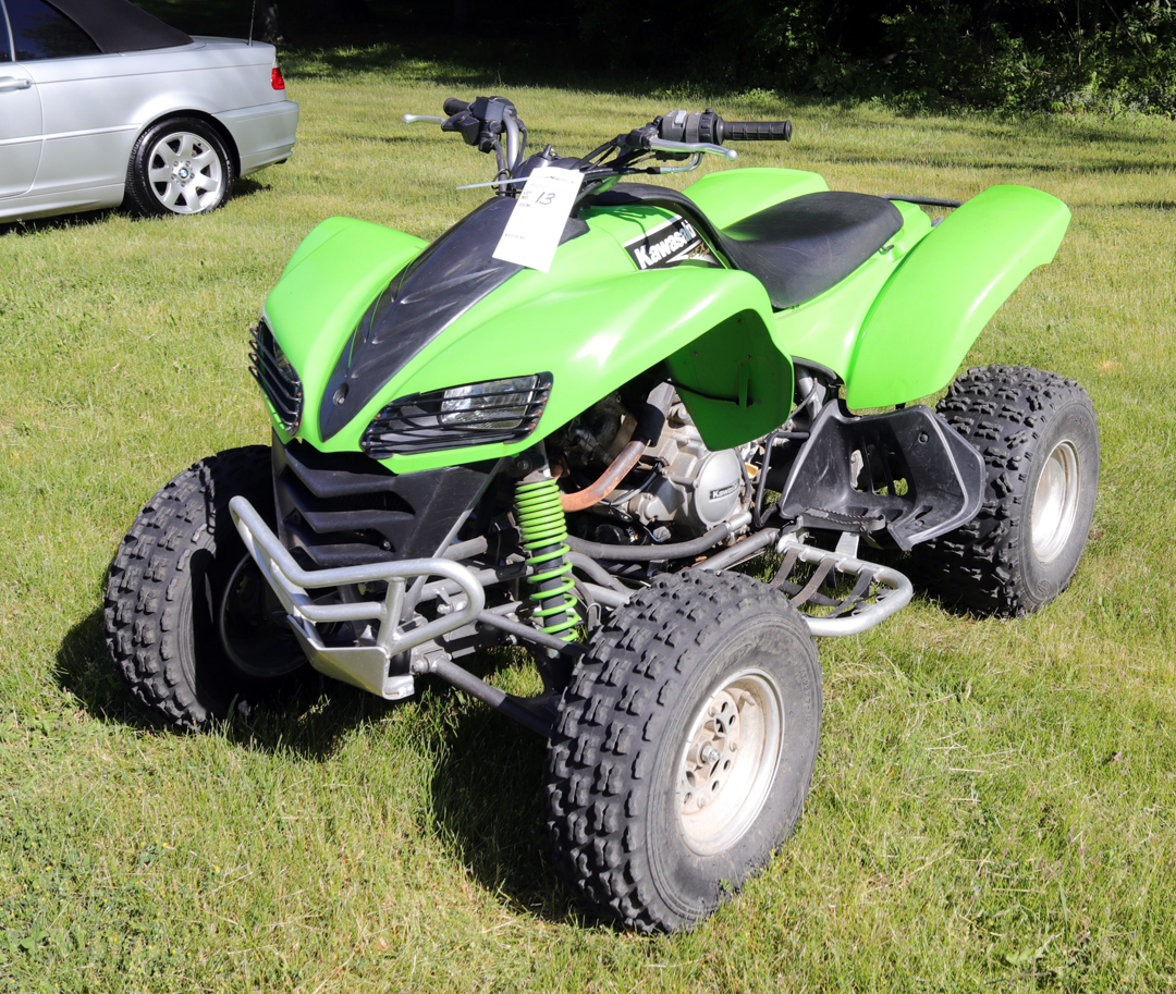 2004 Kawasaki KFX 700 four wheeler, automatic | Proxibid
