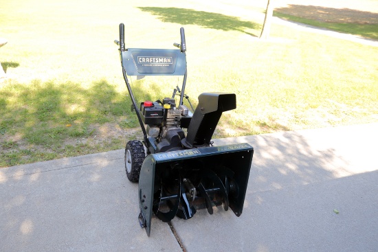 Craftsman  5 hp walk behind snowblower, 24", electric start