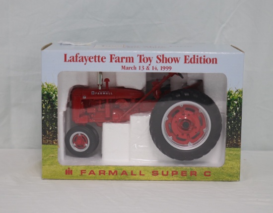 FARMALL SUPER C, 1999 LAFAYETTE FARM TOY SHOW EDITION, ERTL 4310TA, 1/16 SC