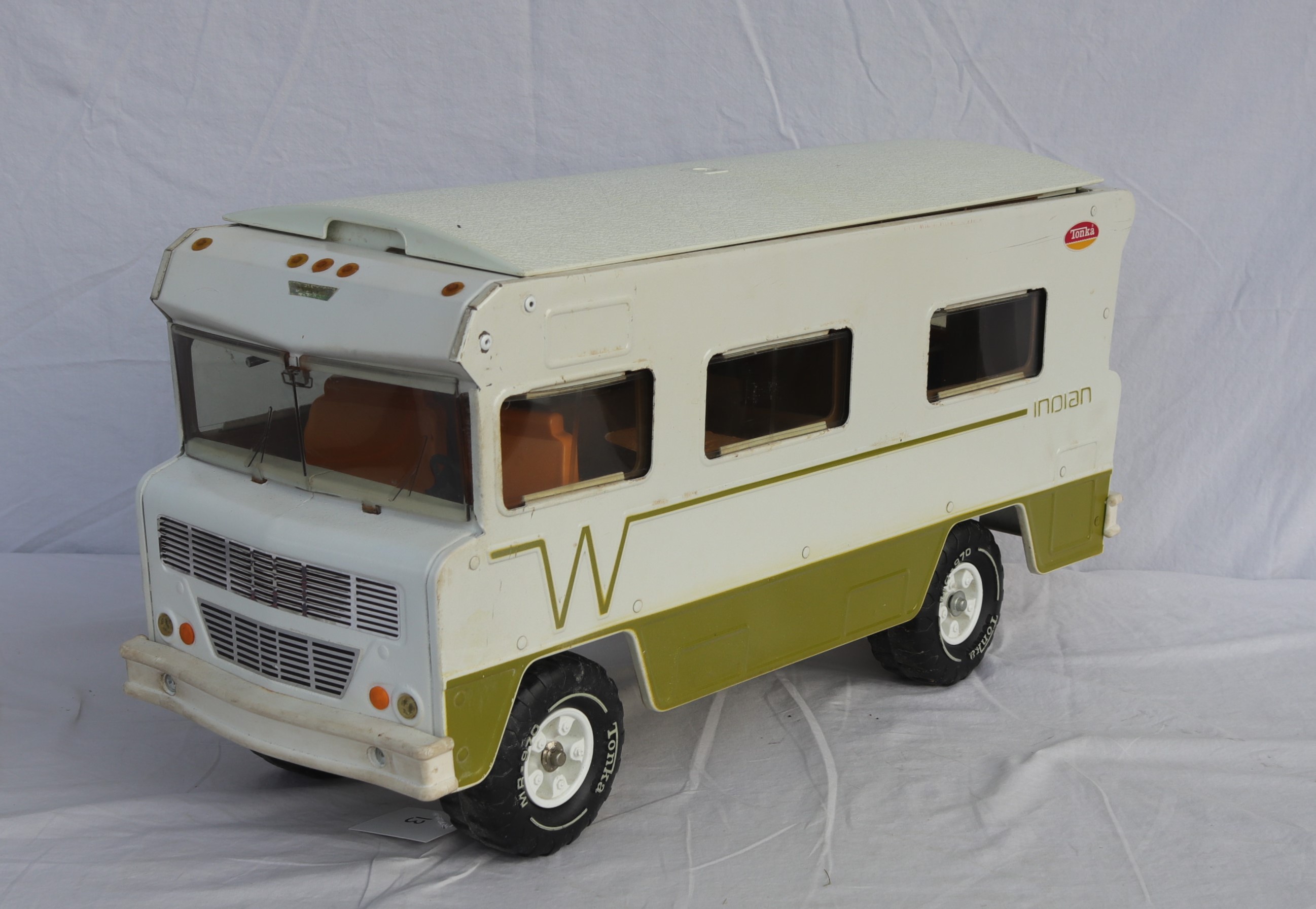 Green Tonka Motor Home Vintage Tonka Camper Truck Motor Home Green