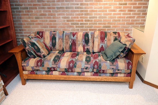 Mission style sofa