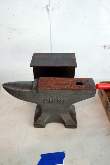 Anvil and I-beam piece