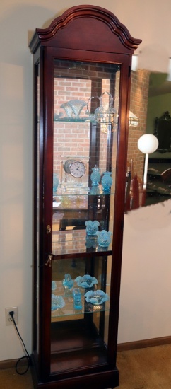 Glass curio cabinet, no contents