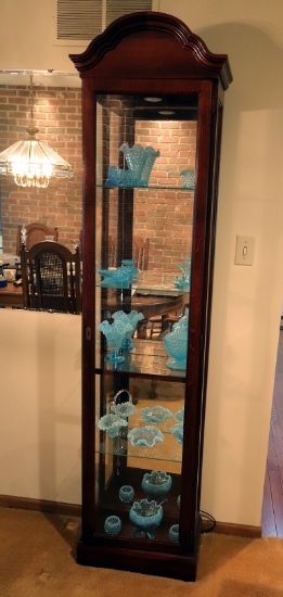 Glass curio cabinet, no contents