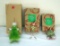 Lot of (3) Dept. 56 Christmas Krinkles Patience Brewster Ornaments