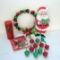 1970's Vintage Christmas Ornaments & Bubble Lights